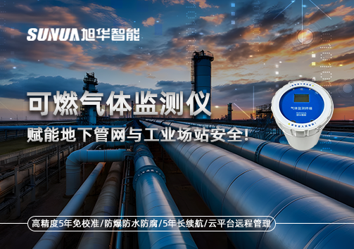 可燃气体监测仪：赋能地下管网与工业场站安全！
